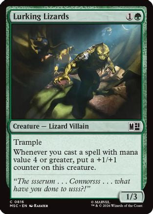Image of Lurking Lizards (MSC-816) - Commander: Marvel Super Heroes