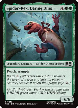 Image of Spider-Rex, Daring Dino (MSC-818) - Commander: Marvel Super Heroes Foil