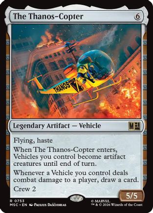 Image of The Thanos-Copter (MSC-753) - Commander: Marvel Super Heroes Foil