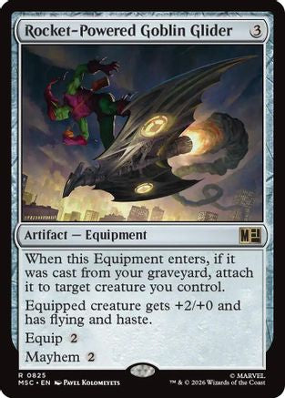 Image of Rocket-Powered Goblin Glider (MSC-825) - Commander: Marvel Super Heroes Foil
