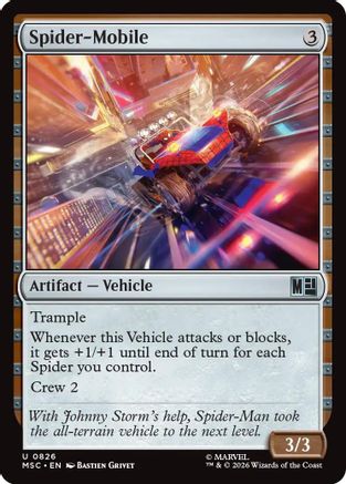 Image of Spider-Mobile (MSC-826) - Commander: Marvel Super Heroes