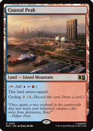 Image of Coastal Peak (MSC-232) - Commander: Marvel Super Heroes