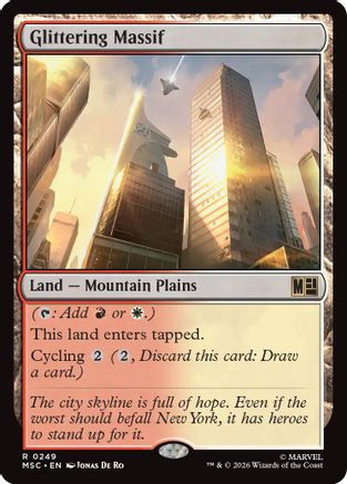 Image of Glittering Massif (MSC-249) - Commander: Marvel Super Heroes