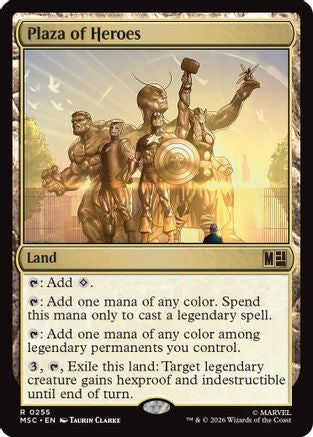 Image of Plaza of Heroes (MSC-255) - Commander: Marvel Super Heroes