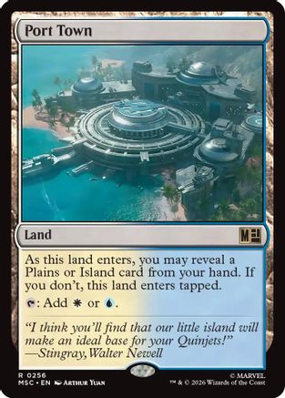 Image of Port Town (MSC-256) - Commander: Marvel Super Heroes