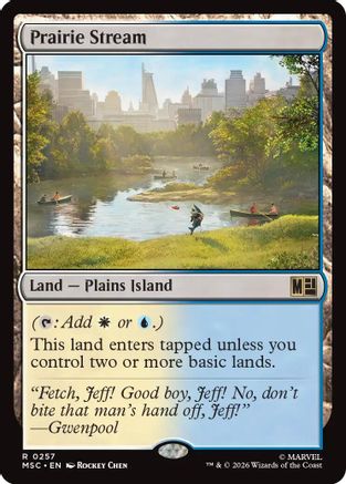 Image of Prairie Stream (MSC-257) - Commander: Marvel Super Heroes