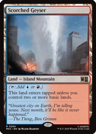 Image of Scorched Geyser (MSC-264) - Commander: Marvel Super Heroes