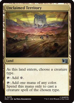 Image of Unclaimed Territory (MSC-275) - Commander: Marvel Super Heroes