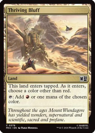 Image of Thriving Bluff (MSC-578) - Commander: Marvel Super Heroes Foil