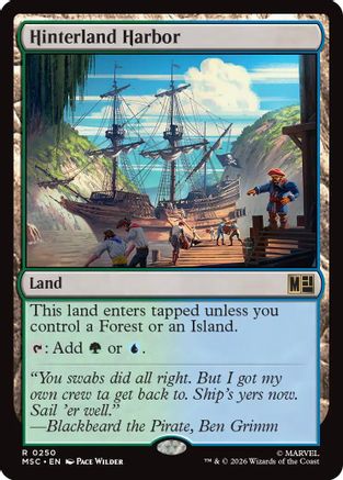 Image of Hinterland Harbor (Surge Foil) (MSC-250) - Commander: Marvel Super Heroes Foil