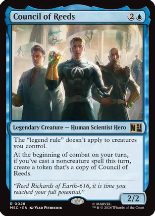 Image of Council of Reeds (MSC-028) - Commander: Marvel Super Heroes