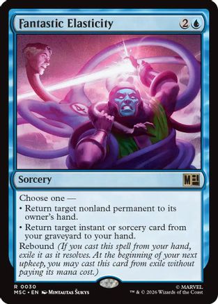 Image of Fantastic Elasticity (MSC-030) - Commander: Marvel Super Heroes