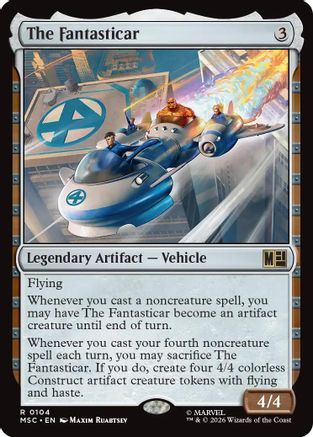 Image of The Fantasticar (MSC-104) - Commander: Marvel Super Heroes