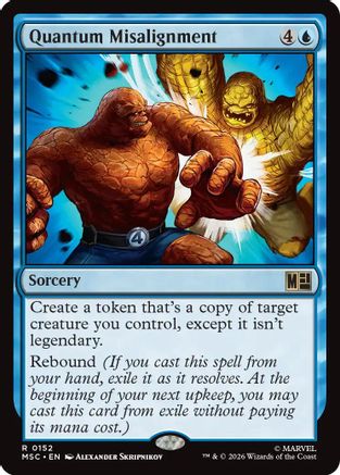 Image of Quantum Misalignment (Surge Foil) (MSC-152) - Commander: Marvel Super Heroes Foil