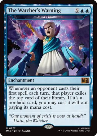 Image of The Watcher's Warning - Mind's Dilation (MSC-277) - Commander: Marvel Super Heroes
