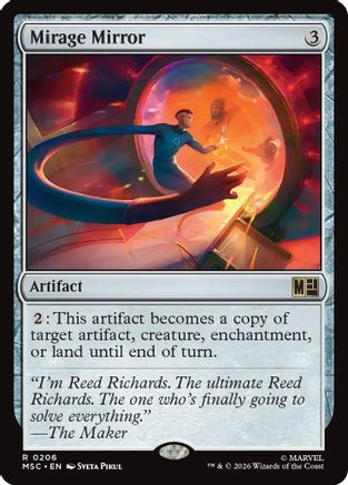 Image of Mirage Mirror (Surge Foil) (MSC-206) - Commander: Marvel Super Heroes Foil