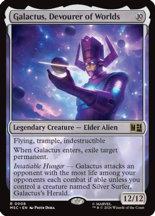 Image of Galactus, Devourer of Worlds (Surge Foil) (MSC-008) - Commander: Marvel Super Heroes Foil