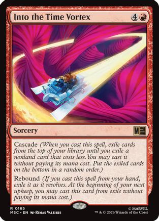 Image of Into the Time Vortex (MSC-165) - Commander: Marvel Super Heroes