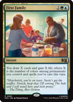 Image of First Family (MSC-083) - Commander: Marvel Super Heroes