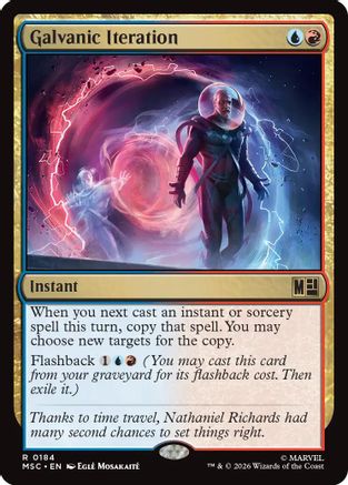 Image of Galvanic Iteration (Surge Foil) (MSC-184) - Commander: Marvel Super Heroes Foil