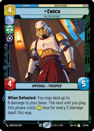 Image of Enoch - Solemn Servant (27/264) - Ashes of the Empire
