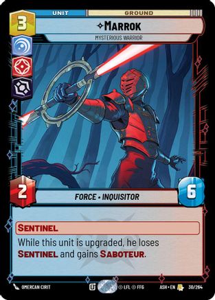 Image of Marrok - Mysterious Warrior (30/264) - Ashes of the Empire