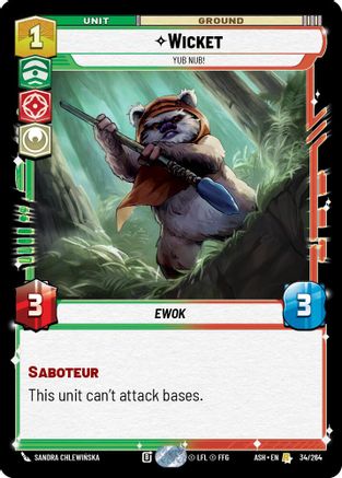 Image of Wicket - Yub Nub! (34/264) - Ashes of the Empire