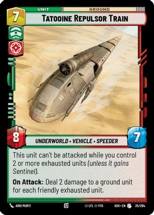 Image of Tatooine Repulsor Train (35/264) - Ashes of the Empire
