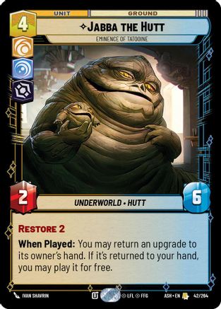Image of Jabba the Hutt - Eminence of Tatooine (42/264) - Ashes of the Empire