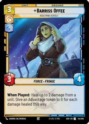 Image of Barriss Offee - Redeeming Herself (44/264) - Ashes of the Empire
