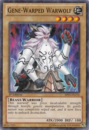 Image of Gene-Warped Warwolf (Starfoil) (BP01-EN116) - Battle Pack: Epic Dawn Unlimited