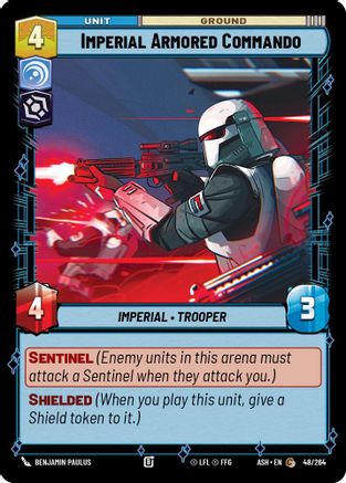 Image of Imperial Armored Commando (48/264) - Ashes of the Empire