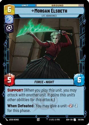Image of Morgan Elsbeth - Life Abandoned (50/264) - Ashes of the Empire