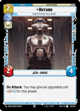 Image of Huyang - Your Aptitude Falls Short (56/264) - Ashes of the Empire