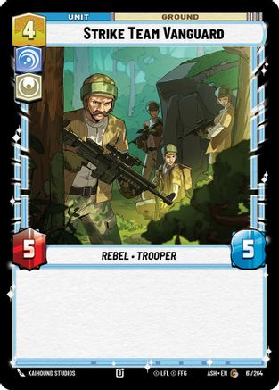 Image of Strike Team Vanguard (61/264) - Ashes of the Empire