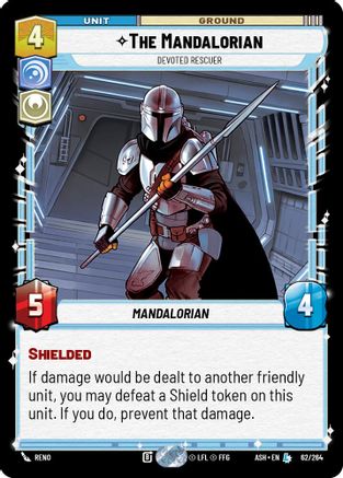 Image of The Mandalorian - Devoted Rescuer (62/264) - Ashes of the Empire
