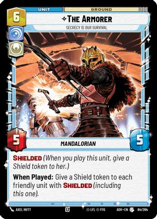 Image of The Armorer - Secrecy is Our Survival (64/264) - Ashes of the Empire