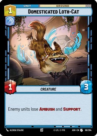 Image of Domesticated Loth-Cat (68/264) - Ashes of the Empire
