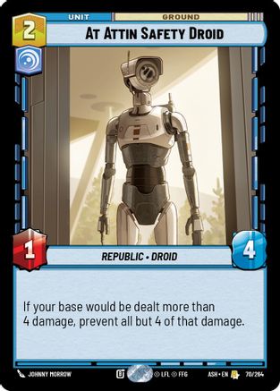 Image of At Attin Safety Droid (70/264) - Ashes of the Empire