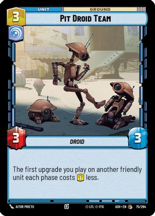Image of Pit Droid Team (75/264) - Ashes of the Empire