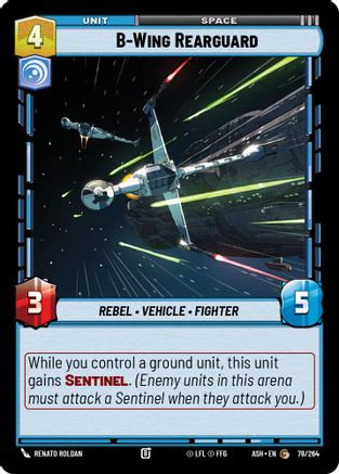 Image of B-Wing Rearguard (78/264) - Ashes of the Empire