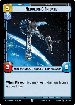 Image of Nebulon-C Frigate (81/264) - Ashes of the Empire