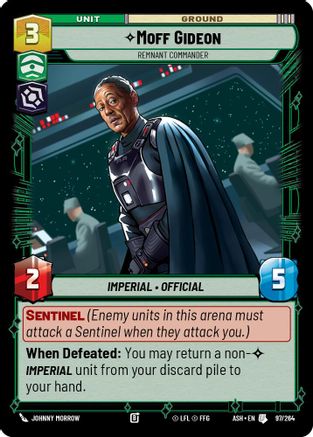 Image of Moff Gideon - Remnant Commander (97/264) - Ashes of the Empire