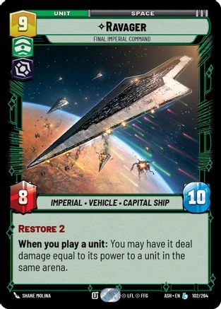 Image of Ravager - Final Imperial Command (102/264) - Ashes of the Empire