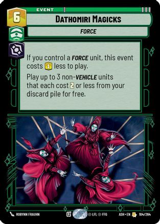 Image of Dathomiri Magicks (104/264) - Ashes of the Empire