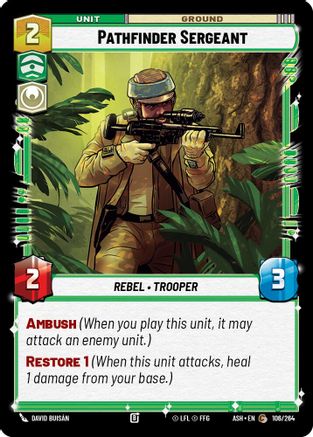 Image of Pathfinder Sergeant (106/264) - Ashes of the Empire