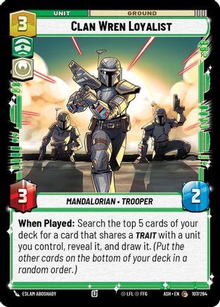 Image of Clan Wren Loyalist (107/264) - Ashes of the Empire