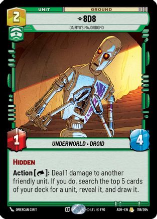 Image of 8D8 - Daimyo's Majordomo (118/264) - Ashes of the Empire