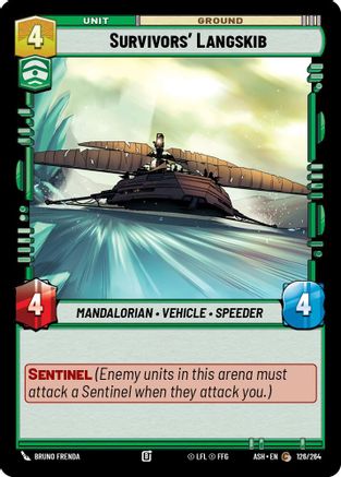 Image of Survivors' Langskib (126/264) - Ashes of the Empire