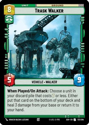 Image of Trask Walker (133/264) - Ashes of the Empire